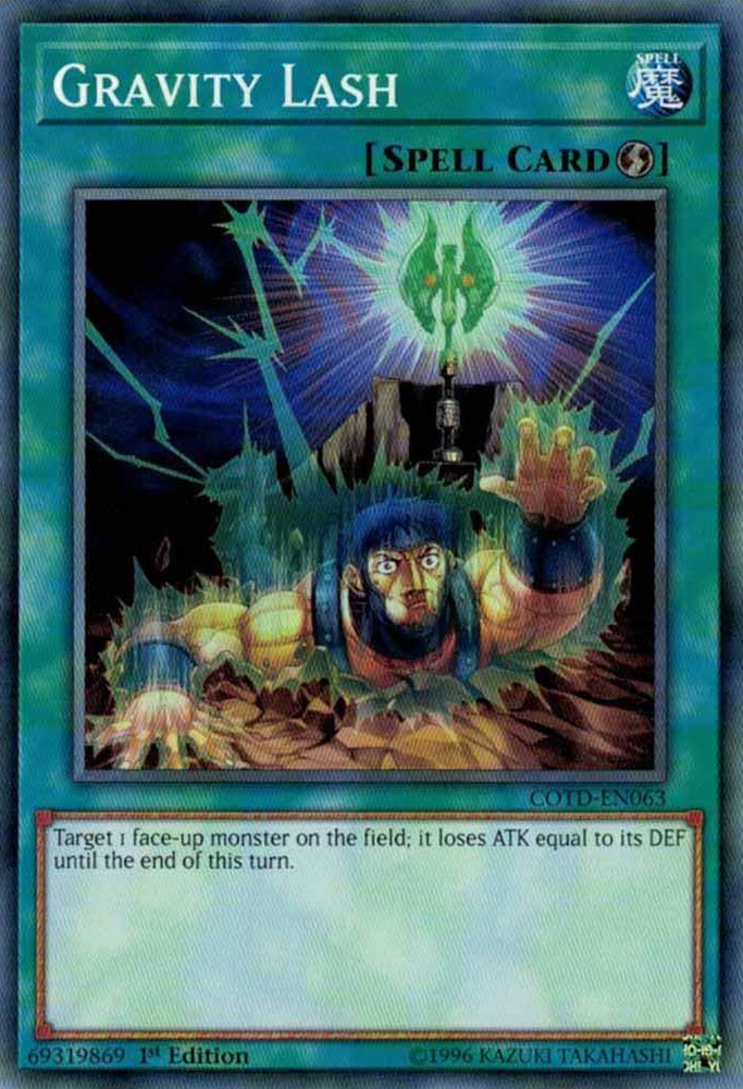 Gravity Lash [COTD-EN063] Common Yu-Gi-Oh!