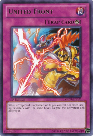 United Front [GENF-EN075] Rare Yu-Gi-Oh!