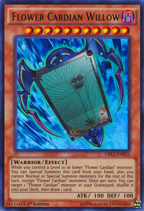 Flower Cardian Willow [DRL3-EN033] Ultra Rare Yu-Gi-Oh!