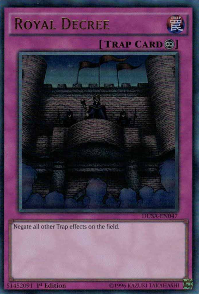 Royal Decree [DUSA-EN047] Ultra Rare Yu-Gi-Oh!