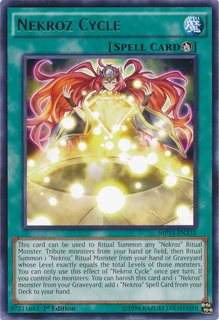 Nekroz Cycle [MP15-EN231] Rare Yu-Gi-Oh!