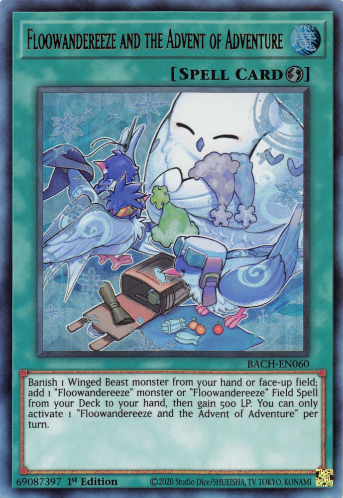 Floowandereeze and the Advent of Adventure [BACH-EN060] Ultra Rare Yu-Gi-Oh!