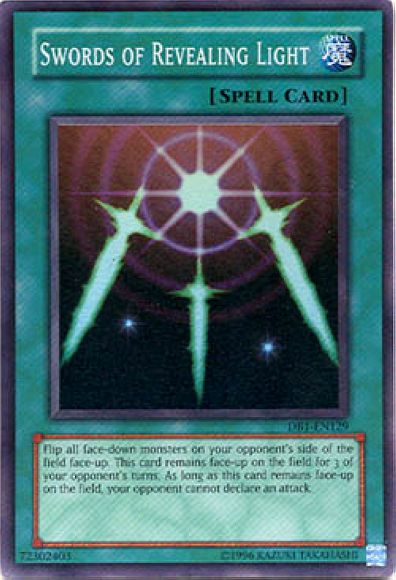 Swords of Revealing Light [DB1-EN129] Super Rare Yu-Gi-Oh!
