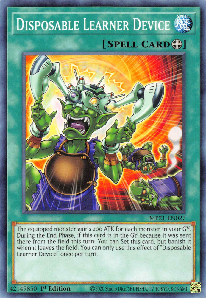 Disposable Learner Device [MP21-EN027] Common Yu-Gi-Oh!