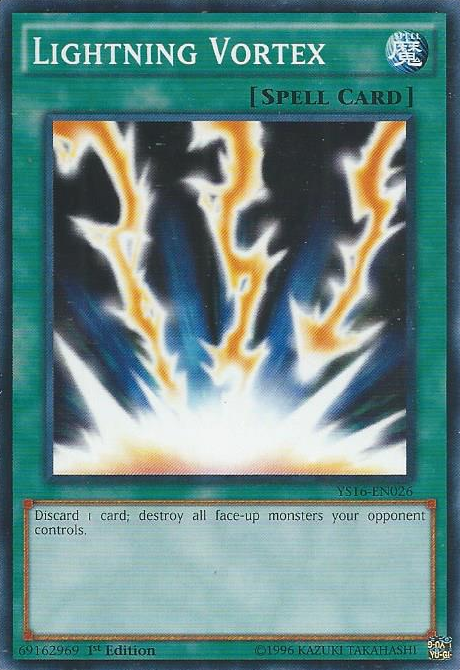 Lightning Vortex [YS16-EN026] Common Yu-Gi-Oh!