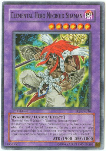Elemental Hero Necroid Shaman [EOJ-EN036] Common Yu-Gi-Oh!