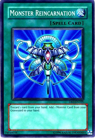 Monster Reincarnation [DR3-EN105] Super Rare Yu-Gi-Oh!