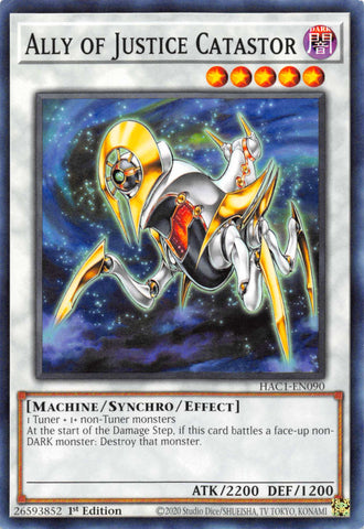 Ally of Justice Catastor [HAC1-EN090] Common Yu-Gi-Oh!