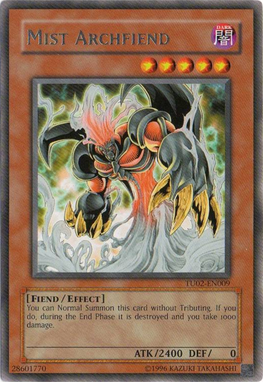 Mist Archfiend [TU02-EN009] Rare Yu-Gi-Oh!