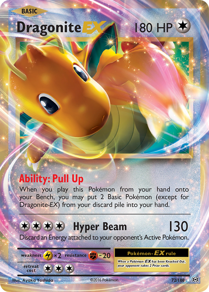 Dragonite EX (72/108) [XY: Evolutions] Pokémon