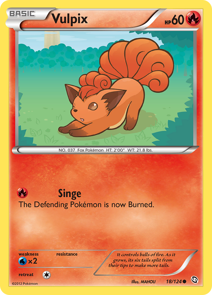 Vulpix (18/124) [Black & White: Dragons Exalted] Pokémon
