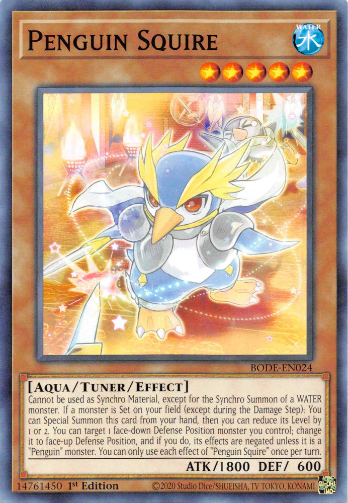Penguin Squire [BODE-EN024] Common Yu-Gi-Oh!