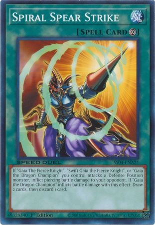 Spiral Spear Strike [SS04-ENA21] Common Yu-Gi-Oh!