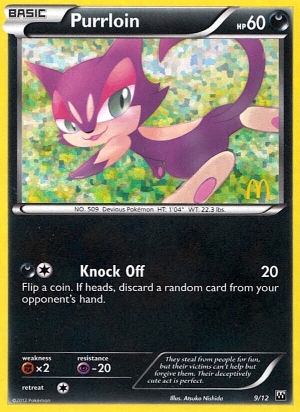 Purrloin (9/12) [McDonald's Promos: 2012 Collection] Pokémon