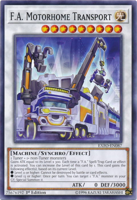 F.A. Motorhome Transport [EXFO-EN087] Common Yu-Gi-Oh!