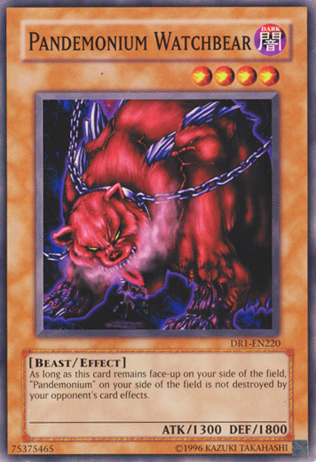 Pandemonium Watchbear [DR1-EN220] Common Yu-Gi-Oh!