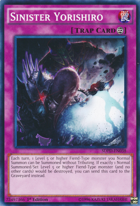 Sinister Yorishiro [SDPD-EN038] Common Yu-Gi-Oh!