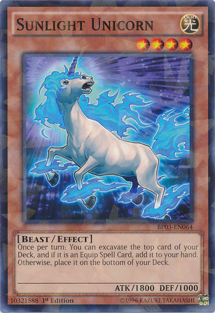 Sunlight Unicorn [BP03-EN064] Shatterfoil Rare Yu-Gi-Oh!