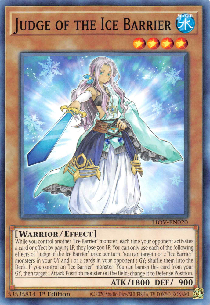 Judge of the Ice Barrier [LIOV-EN020] Common Yu-Gi-Oh!