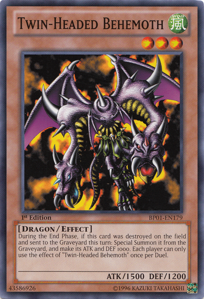 Twin-Headed Behemoth [BP01-EN179] Common Yu-Gi-Oh!