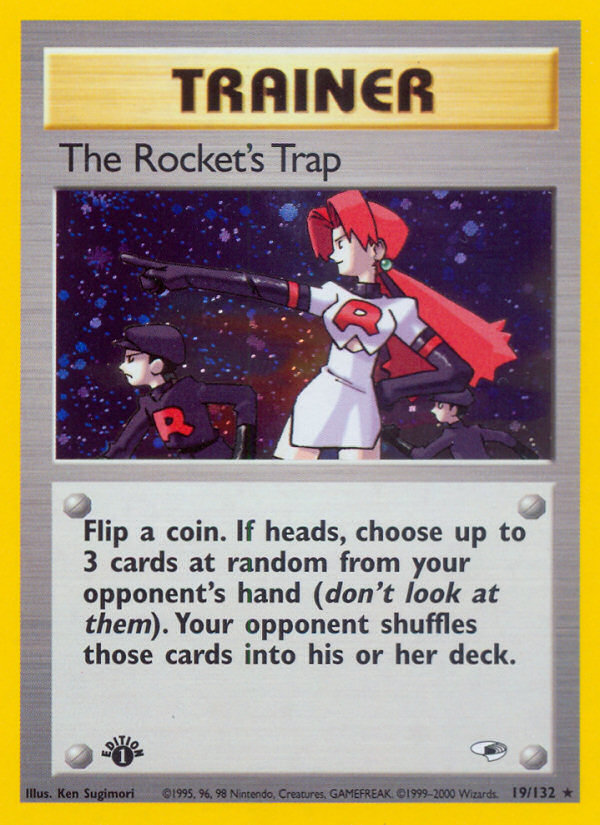 The Rocket's Trap (19/132) [Gym Heroes 1st Edition] Pokémon