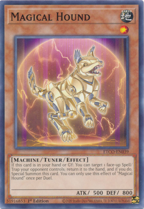 Magical Hound [ETCO-EN039] Common Yu-Gi-Oh!