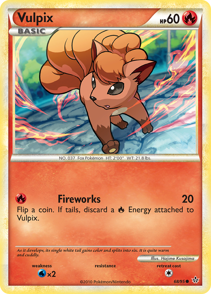Vulpix (68/95) [HeartGold & SoulSilver: Unleashed] Pokémon
