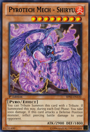 Pyrotech Mech - Shiryu [BP02-EN122] Mosaic Rare Yu-Gi-Oh!