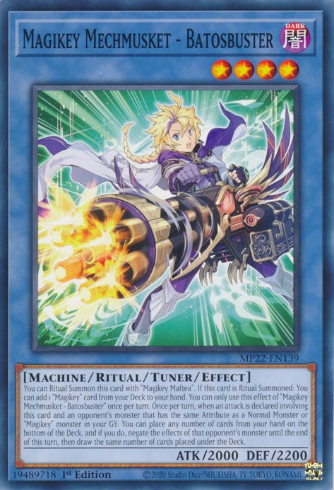 Magikey Mechmusket - Batosbuster [MP22-EN139] Common Yu-Gi-Oh!