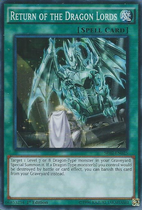 Return of the Dragon Lords [SR02-EN025] Super Rare Yu-Gi-Oh!