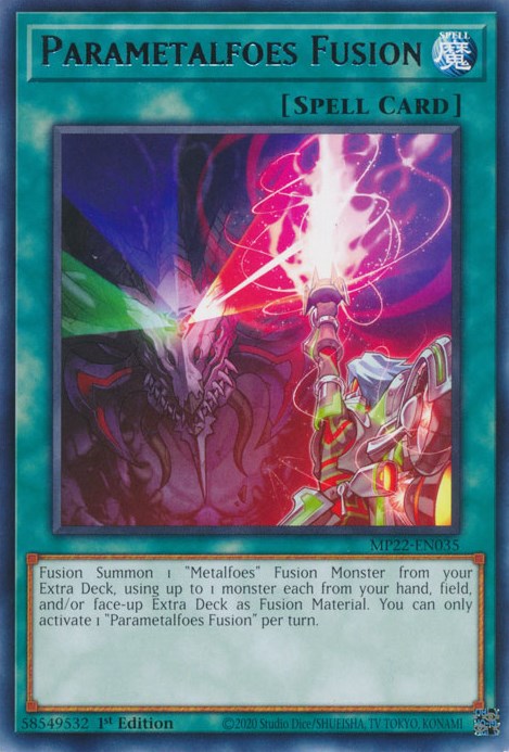 Parametalfoes Fusion [MP22-EN035] Rare Yu-Gi-Oh!