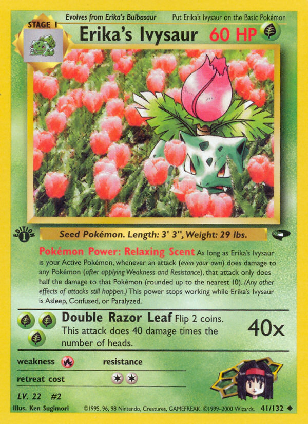 Erika's Ivysaur (41/132) [Gym Challenge 1st Edition] Pokémon