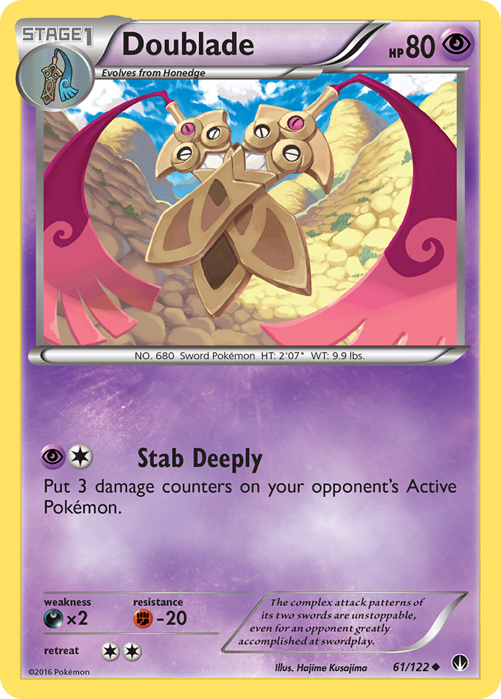 Doublade (61/122) [XY: BREAKpoint] Pokémon
