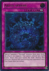 An Ultimate Rare "Abyss-Sphere" card from the Yugioh Set: Abyss Rising