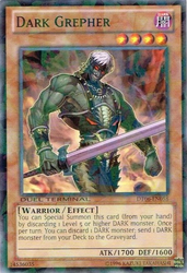 A Common Duel Terminal "Dark Grepher" card from the Yugioh Set: Duel Terminal 6.