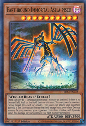 An Ultra Rare "Earthbound Immortal Aslla Piscu" card from the Yugioh Set: Legendary Duelists: Season 3 (LDS3.