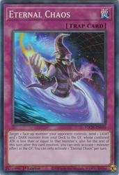 A Super Rare "Eternal Chaos" card from the Yugioh Set: Toon Chaos.