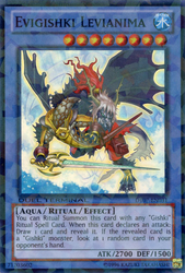 A Duel Terminal Super Rare "Evigishki Gustkraken" card from the Yugioh Set: Duel Terminal 7 (DT07).