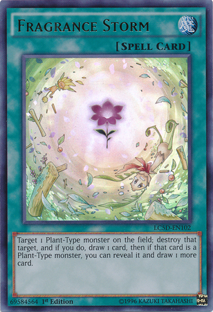  An Ultra Rare "Fragrance Storm" card from the Yugioh Set: Legendary Collection: 5D's.