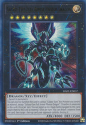 An Ultra Rare "Galaxy-Eyes Full Armor Photon Dragon" card from the Yugioh Set: Rarity Collection 1 (RA01).
