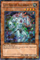 A Super Rare Duel Terminal "Gem-Knight Alexandrite" card from the Yugioh Set: Duel Terminal 5 (DT05).