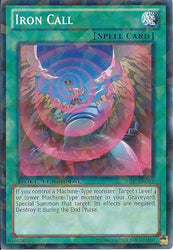 A Duel Terminal Common "Iron Call" card from the Yugioh Set: Duel Terminal 7 (DT07).