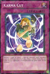 A Duel Terminal Common "Karma Cut" card from the Yugioh Set: Duel Terminal 5 (DT05).