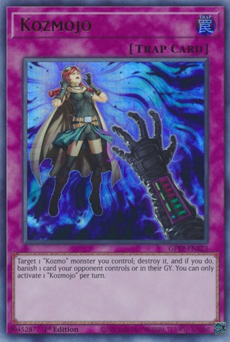 An Ultra Rare "Kozmojo" card from the Yugioh Set: Ghosts From the Past (GFTP).