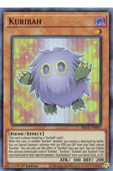  An Ultra Rare "Kuribah" card from the Yugioh Set: Brothers of Legend.