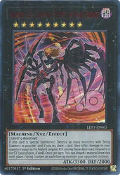 An Ultra Rare Red "Number C40: Gimmick Puppet of Dark Strings" card from the Yugioh Set: Legendary Duelists: Season 3 (LDS3).