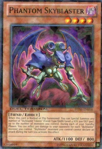 A Common Duel Terminal "Phantom Skyblaster" card from the Yugioh Set: Duel Terminal 6 (DT06).