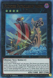 An Ultra Rare "Plunder Patrollship Moerk" card from the Yugioh Set: Ghosts From the Past: The 2nd Haunting (GFP2).