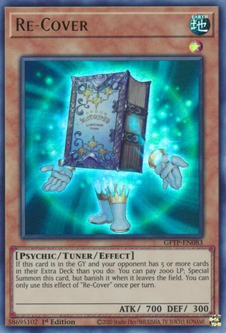 An Ultra Rare "Re-cover" card from the Yugioh Set: Ghosts From the Past (GFTP).