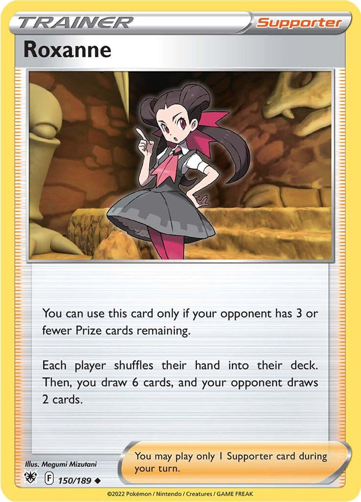 An Uncommon "Roxanne" card from the Pokemon Set: Astral Radiance.